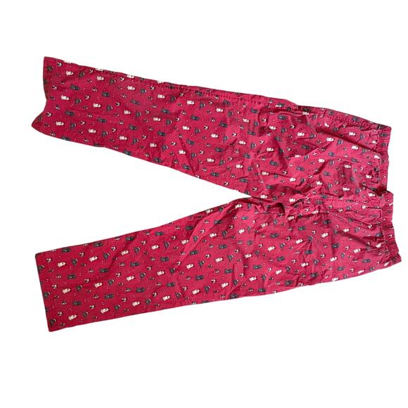 Vineyard Vines Red Dog Print Holiday Pajama Pants Large Cotton Preppy Coastal - Picture 3 of 6